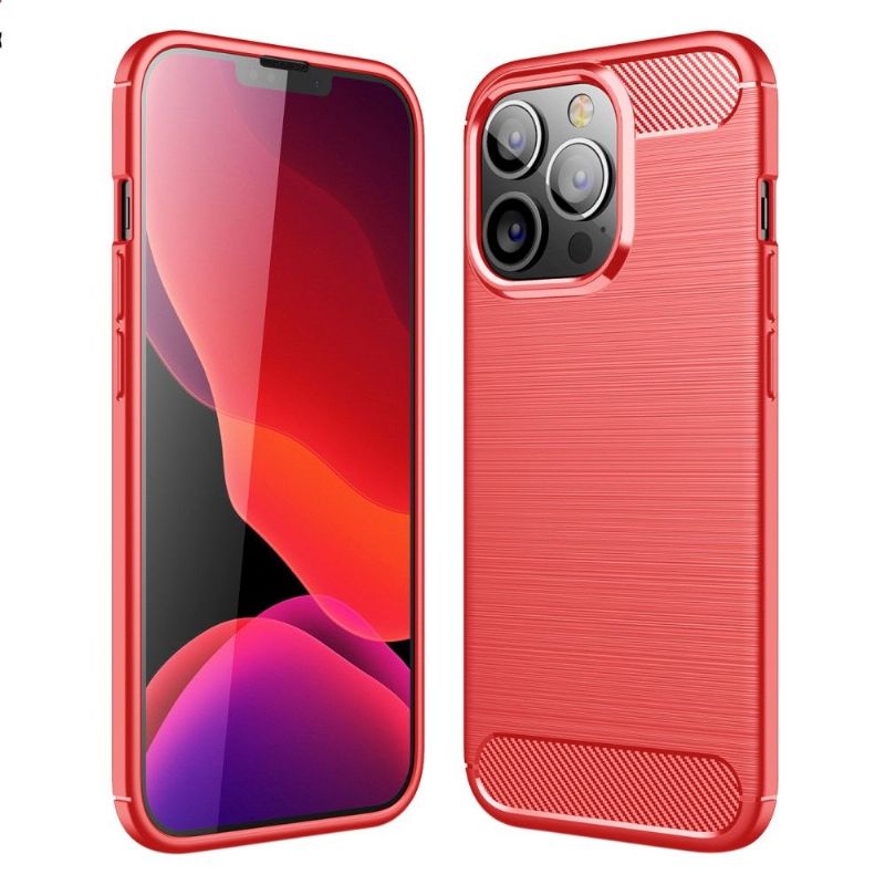 Kryt Na iPhone 13 Pro Flexibilní Kartáčovaný Efekt