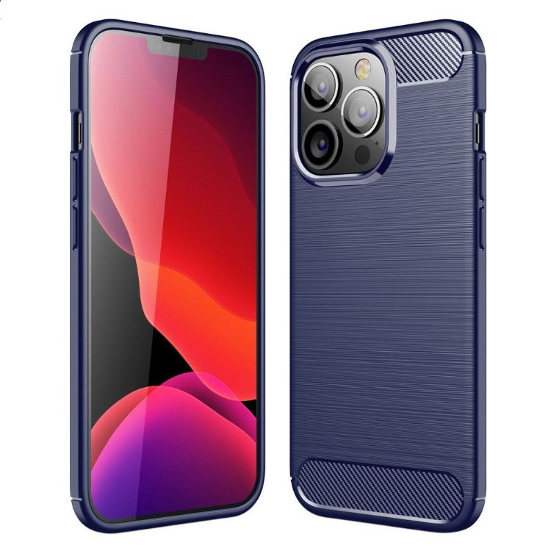 Kryt Na iPhone 13 Pro Flexibilní Kartáčovaný Efekt