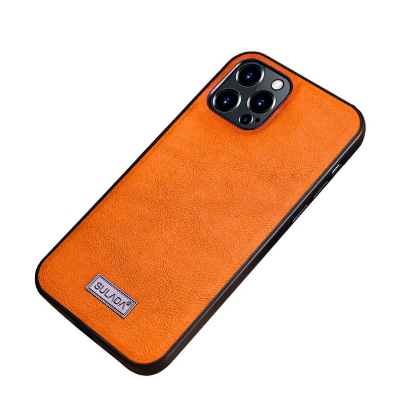 Kryt Na iPhone 13 Pro Kožený Efekt Sulada
