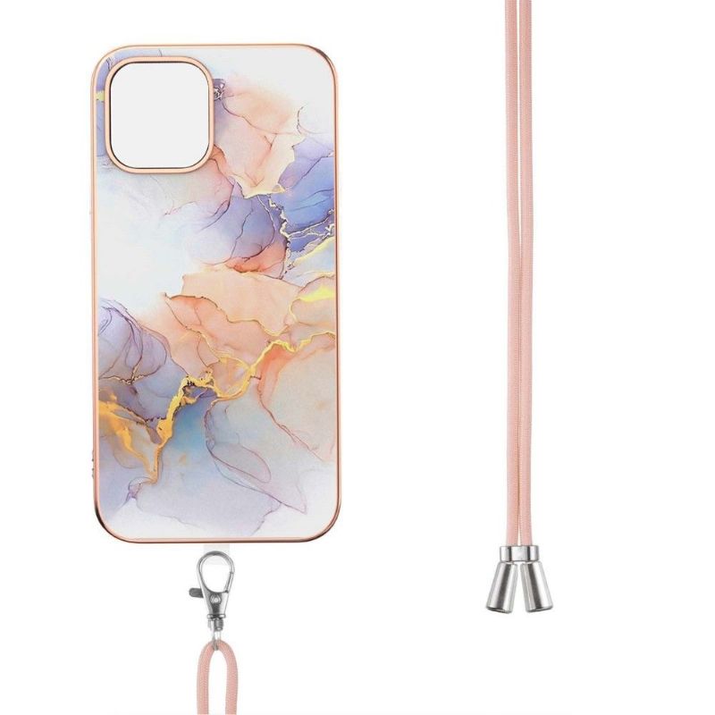 Kryt Na iPhone 13 Pro Na Lana Barevný Mramor