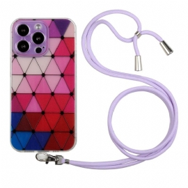 Kryt Na iPhone 13 Pro Na Lana Mona Rhombus