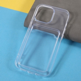 Kryt Na iPhone 13 Pro Vymažte Držitel Karty