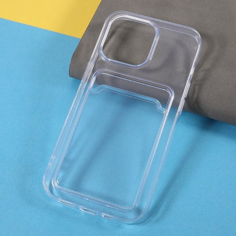Kryt Na iPhone 13 Pro Vymažte Držitel Karty