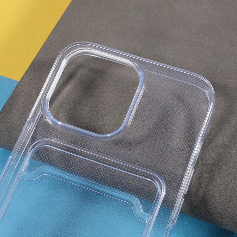Kryt Na iPhone 13 Pro Vymažte Držitel Karty