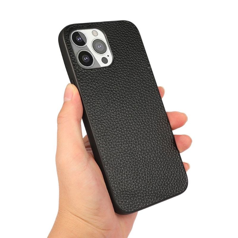 Kryt Na iPhone 13 Pro Zrnitá Kůže