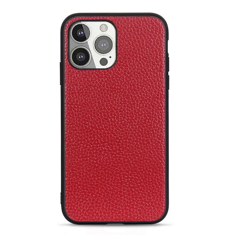 Kryt Na iPhone 13 Pro Zrnitá Kůže