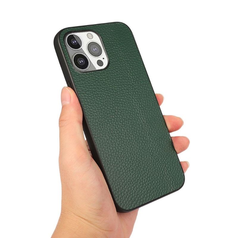 Kryt Na iPhone 13 Pro Zrnitá Kůže