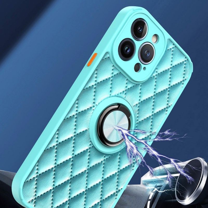 Kryty Na Mobil Na iPhone 13 Pro Funkce Podpory Efektu Prošívané Kůže