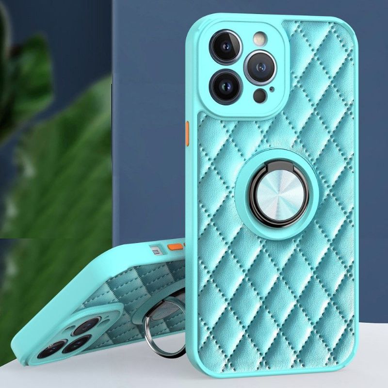 Kryty Na Mobil Na iPhone 13 Pro Funkce Podpory Efektu Prošívané Kůže