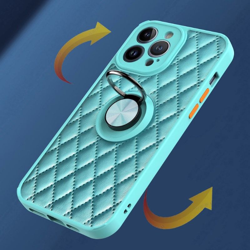 Kryty Na Mobil Na iPhone 13 Pro Funkce Podpory Efektu Prošívané Kůže