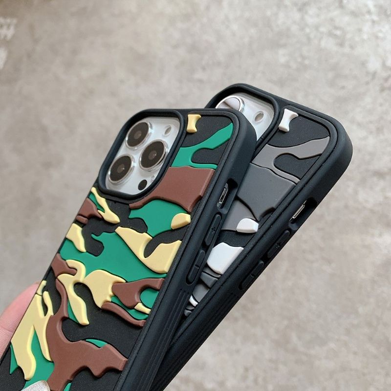 Kryty Na Mobil Na iPhone 13 Pro Odolná Vojenská Kamufláž