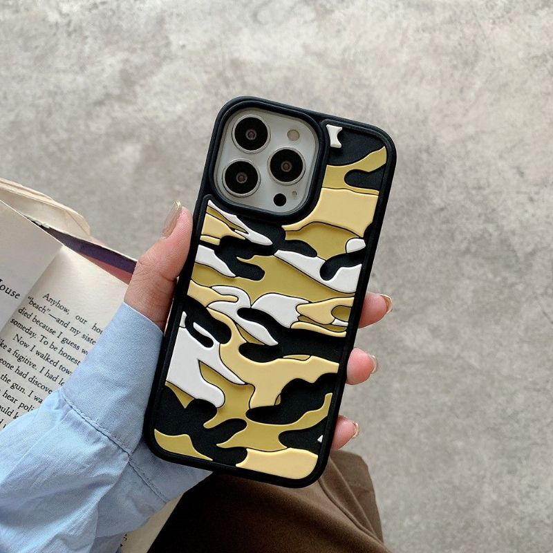 Kryty Na Mobil Na iPhone 13 Pro Odolná Vojenská Kamufláž