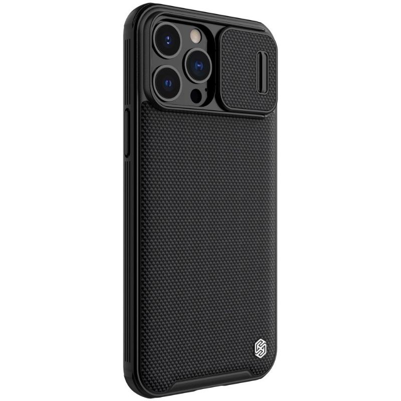 Kryty Na Mobil Na iPhone 13 Pro Texturované Pouzdro S Krytkou Objektivu