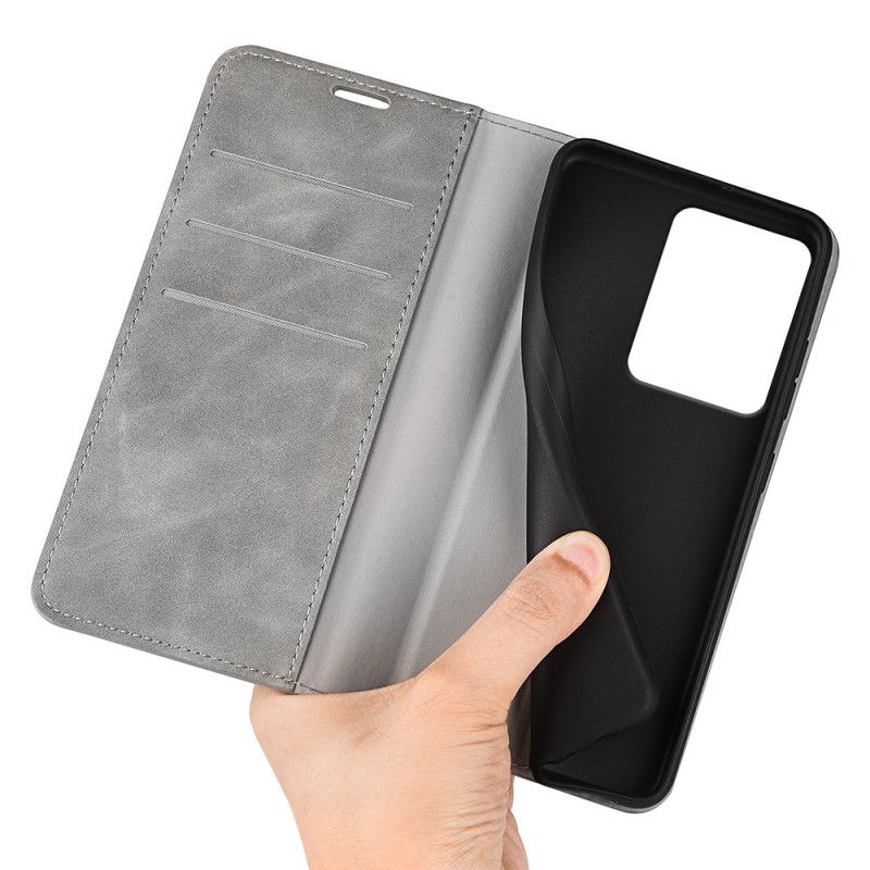 Kožené Pouzdro Folio Na Realme 14 5g Kožený Styl