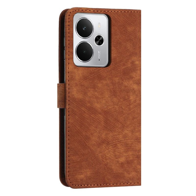 Kožený Kryt Realme 14 5g Linie