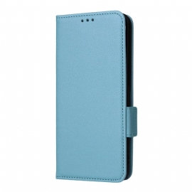 Kožený Kryt Realme 14 5g Popruh S Texturou Liči