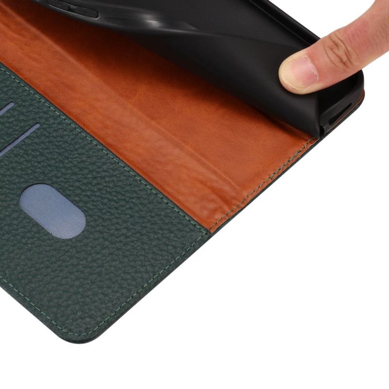 Kožený Kryt Realme 14 5g Pravá Kůže