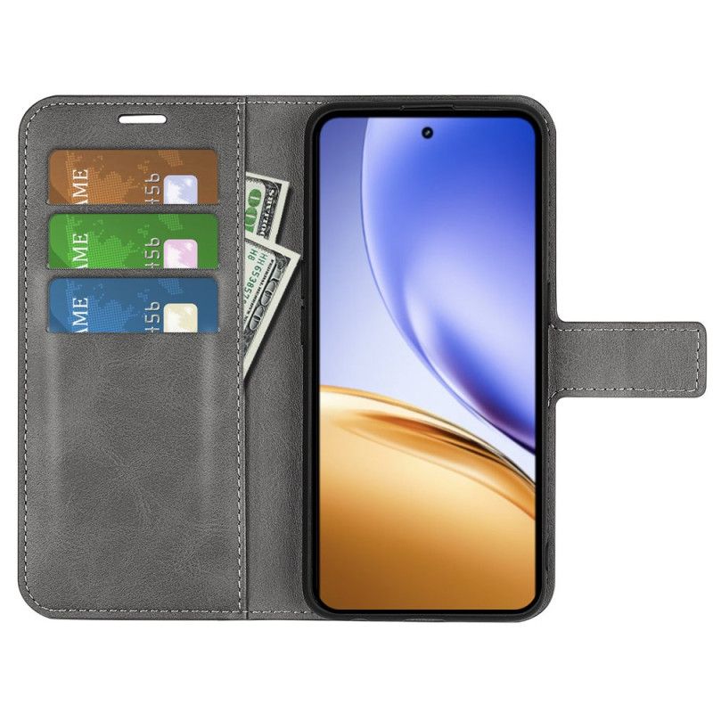 Kožený Kryt Realme 14 5g Kožený Styl