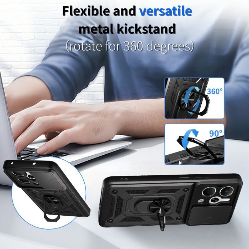 Kryt Na Realme 14 5g Posuvné Zapínání Pro Kameru A Stojánek