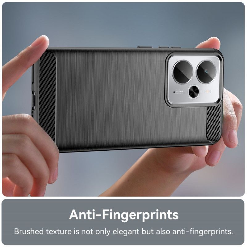 Kryt Realme 14 5g Kartáčované Uhlíkové Vlákno