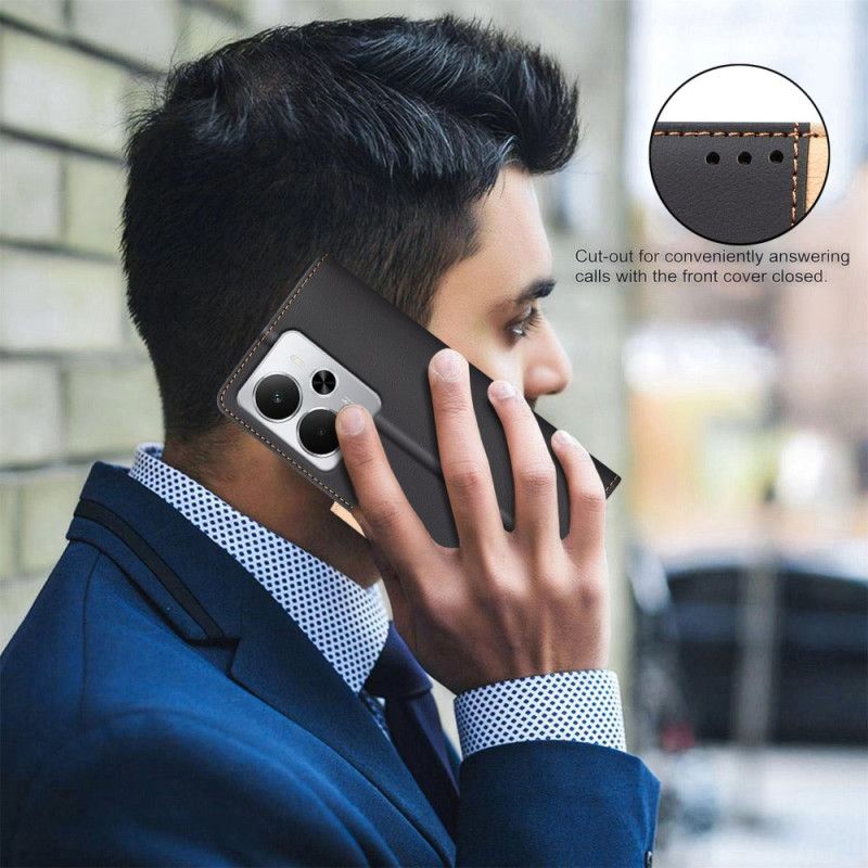 Peněženková Pouzdra Realme 14 5g Kryty Na Mobil Dvoubarevná Binfen Barva