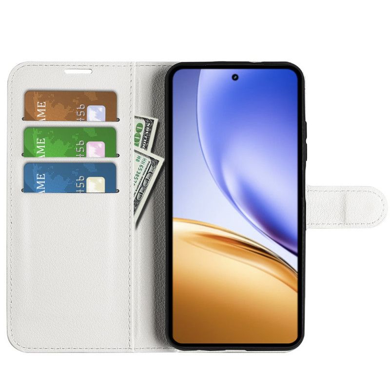 Peněženková Pouzdra Realme 14 5g Liči Umělá Kůže