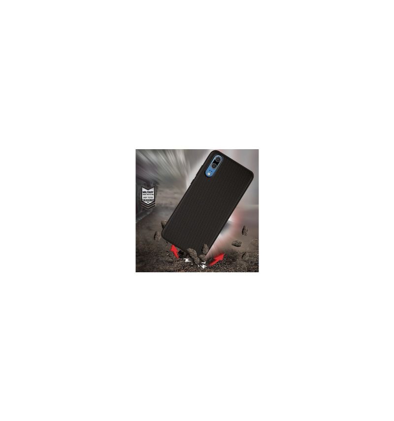 Kryt Na Huawei P20 Uhlíkové Vlákno