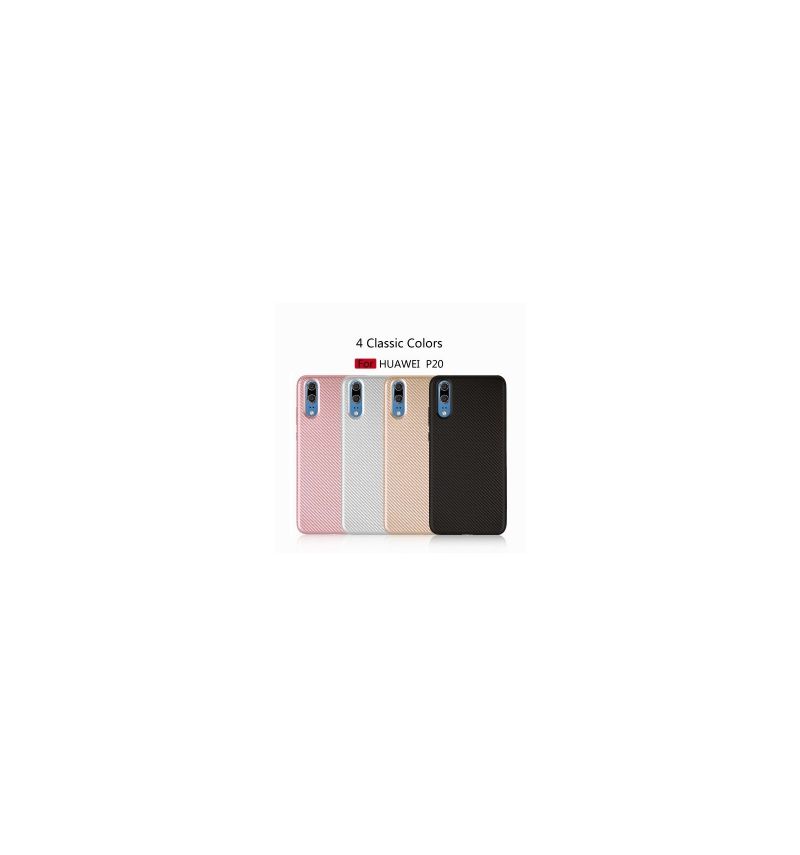 Kryt Na Huawei P20 Uhlíkové Vlákno