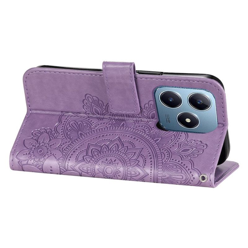 Kožený Kryt Realme Note 60x Potisk Mandaly