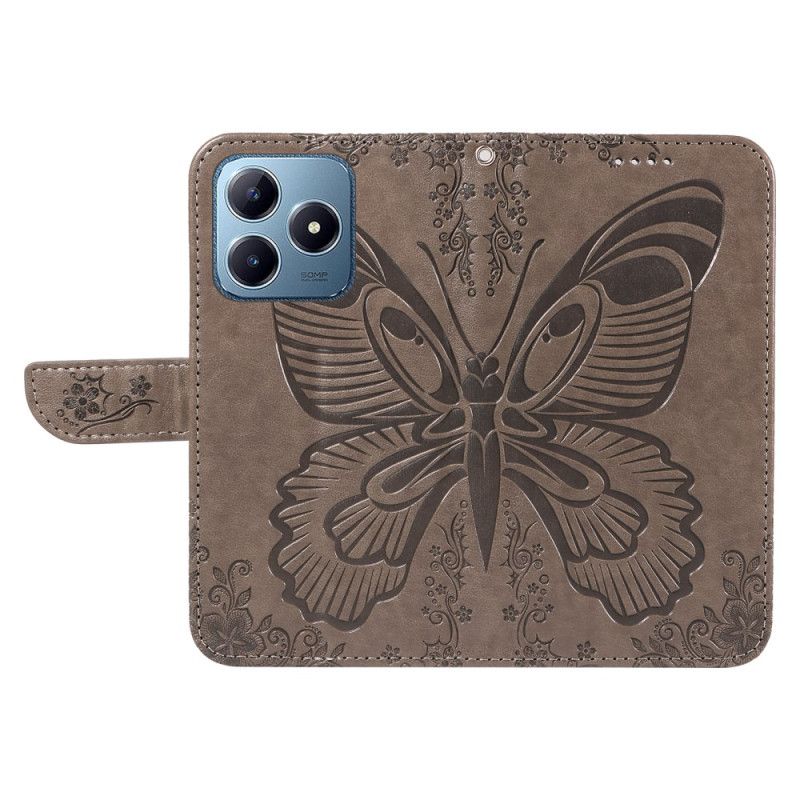 Peněženková Pouzdra Realme Note 60x Grafický Motýl