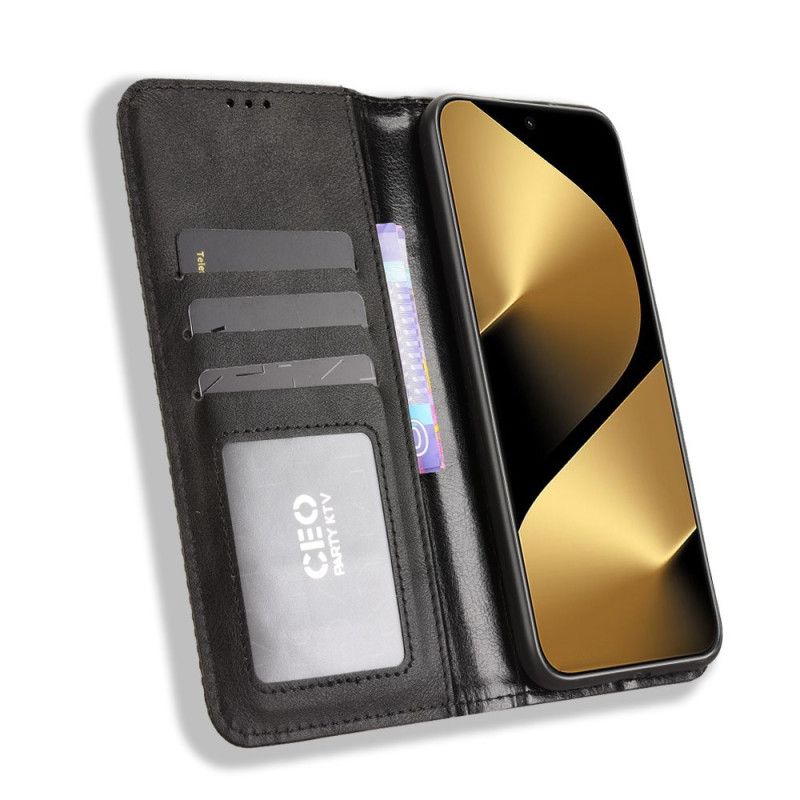 Kožené Pouzdro Folio Huawei Pura 80 Ultra Vintage Frieze