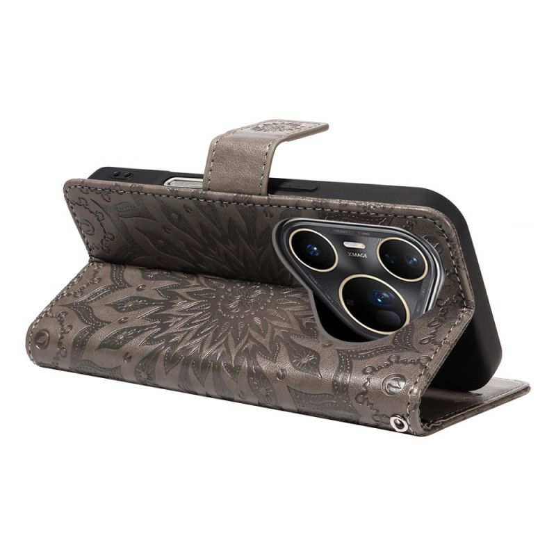 Peněženková Pouzdra Huawei Pura 80 Ultra Kryty Na Mobil Vzor Slunečnic