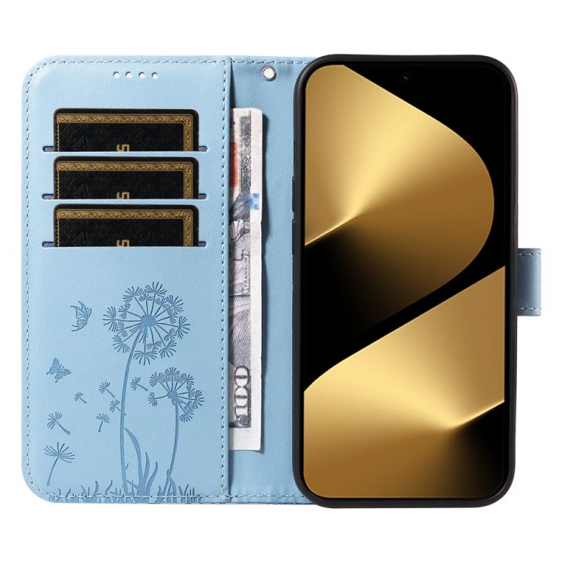 Peněženková Pouzdra Huawei Pura 80 Ultra Kryty Na Mobil Řemínek S Pampeliškou