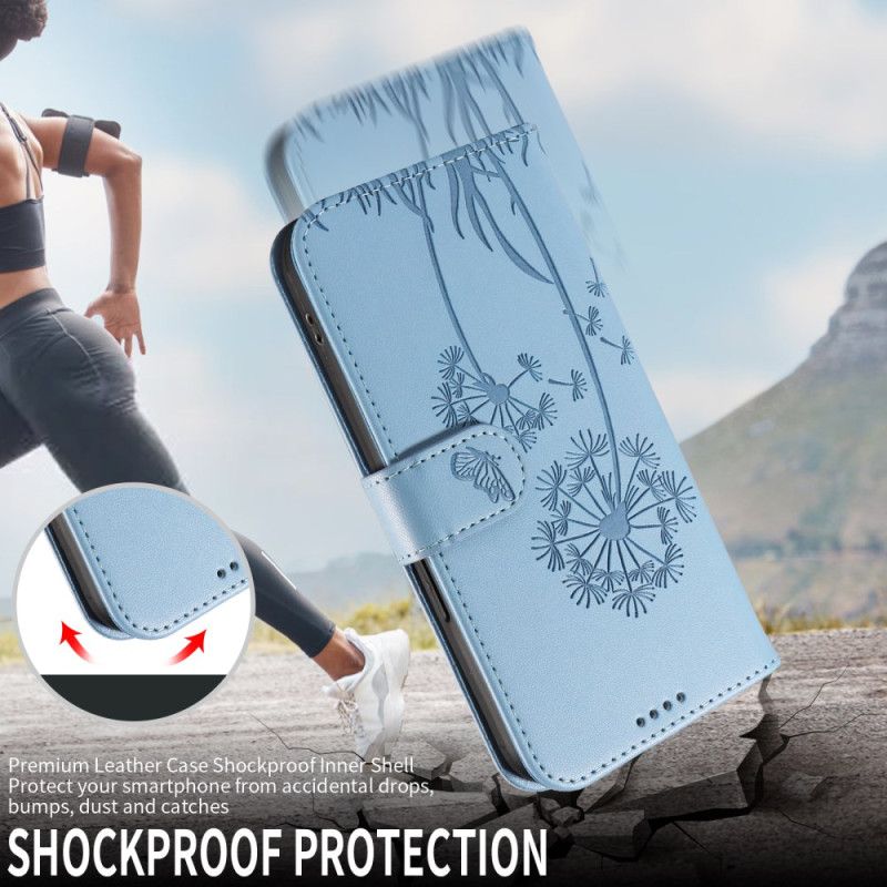 Peněženková Pouzdra Huawei Pura 80 Ultra Kryty Na Mobil Řemínek S Pampeliškou