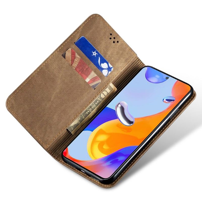 Flipové Pouzdro Na Xiaomi Redmi Note 11 Pro / 11 Pro 5G Džíny Ve Stylu Giulia