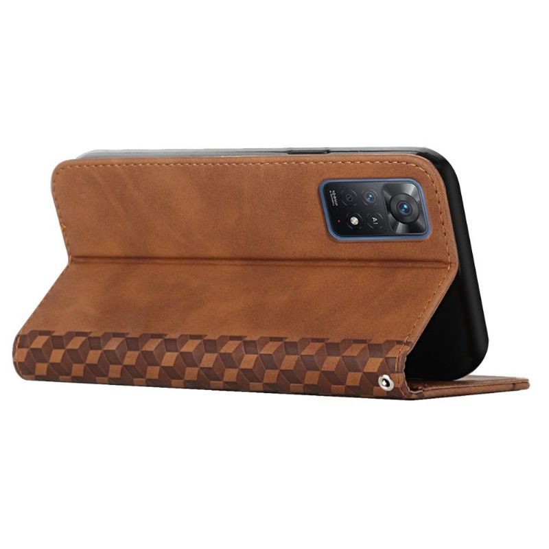Flipové Pouzdro Na Xiaomi Redmi Note 11 Pro / 11 Pro 5G Geometrie Krychle