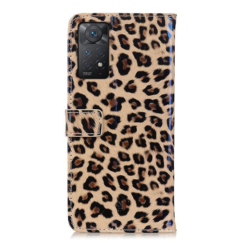 Flipové Pouzdro Na Xiaomi Redmi Note 11 Pro / 11 Pro 5G Styl Leoparda Z Umělé Kůže