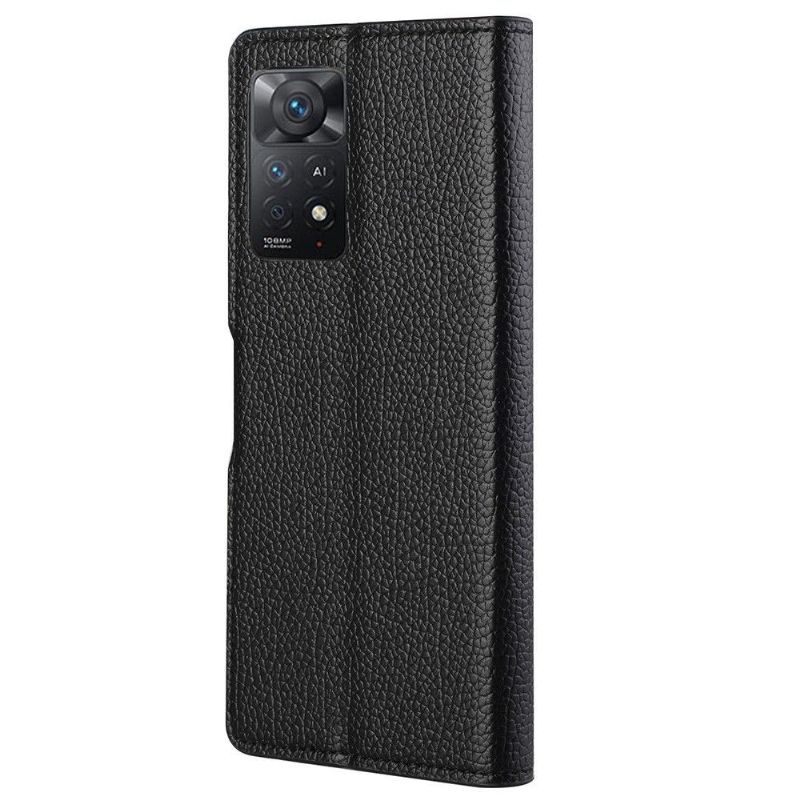Kožené Pouzdro Na Xiaomi Redmi Note 11 Pro / 11 Pro 5G Efekt Zrnité Kůže