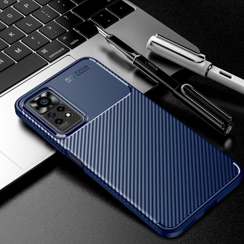 Kryt Na Xiaomi Redmi Note 11 Pro / 11 Pro 5G Kvalitní Karbonový Silikon