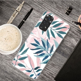 Kryty Na Mobil Na Xiaomi Redmi Note 11 Pro / 11 Pro 5G Zelené A Růžové Listy