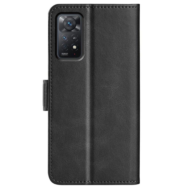 Pouzdra Na Xiaomi Redmi Note 11 Pro / 11 Pro 5G Peněženkové Pouzdro Matný Kryt Z Umělé Kůže