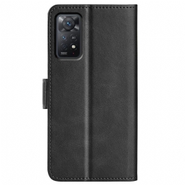 Pouzdra Na Xiaomi Redmi Note 11 Pro / 11 Pro 5G Peněženkové Pouzdro Matný Kryt Z Umělé Kůže