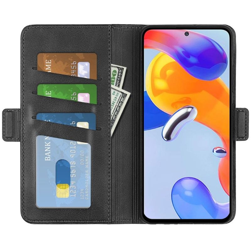 Pouzdra Na Xiaomi Redmi Note 11 Pro / 11 Pro 5G Peněženkové Pouzdro Matný Kryt Z Umělé Kůže