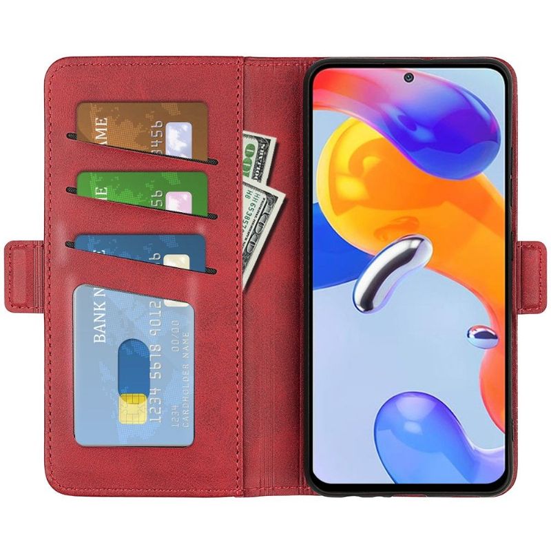 Pouzdra Na Xiaomi Redmi Note 11 Pro / 11 Pro 5G Peněženkové Pouzdro Matný Kryt Z Umělé Kůže