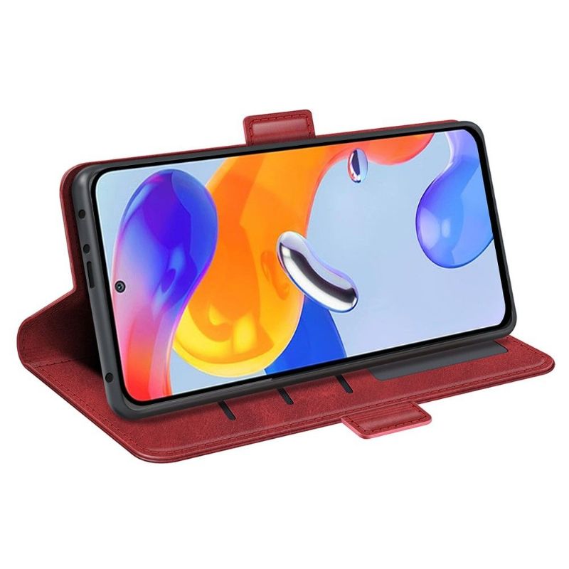 Pouzdra Na Xiaomi Redmi Note 11 Pro / 11 Pro 5G Peněženkové Pouzdro Matný Kryt Z Umělé Kůže