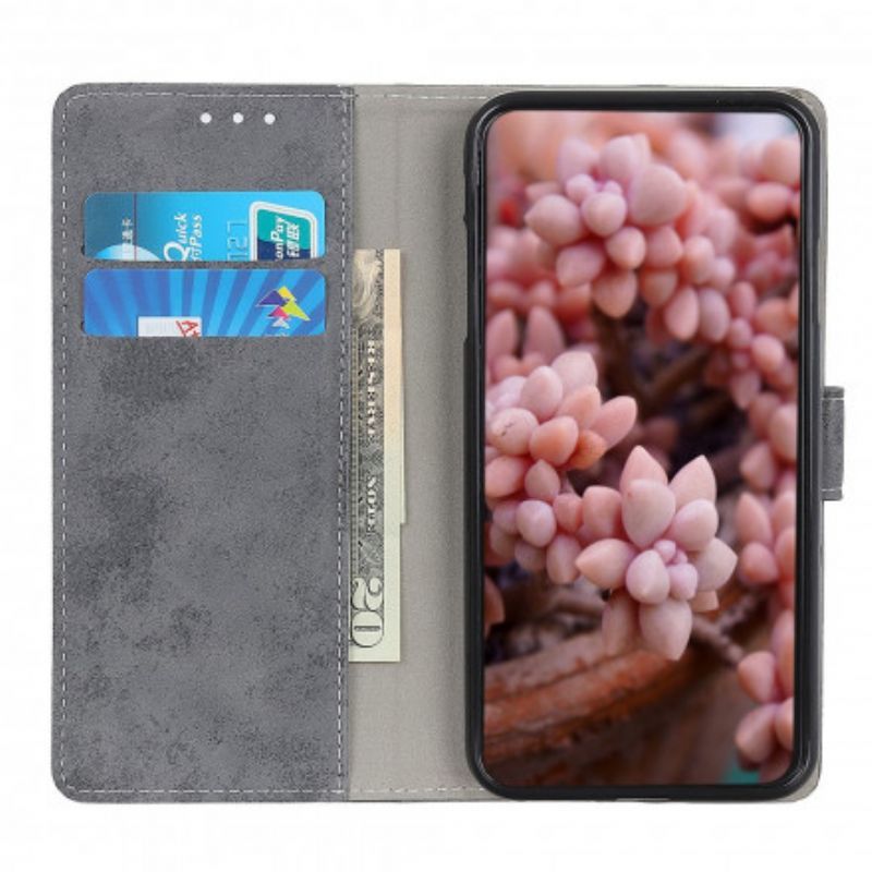 Flipové Pouzdro Na Moto G60S Vintage Umělá Kůže