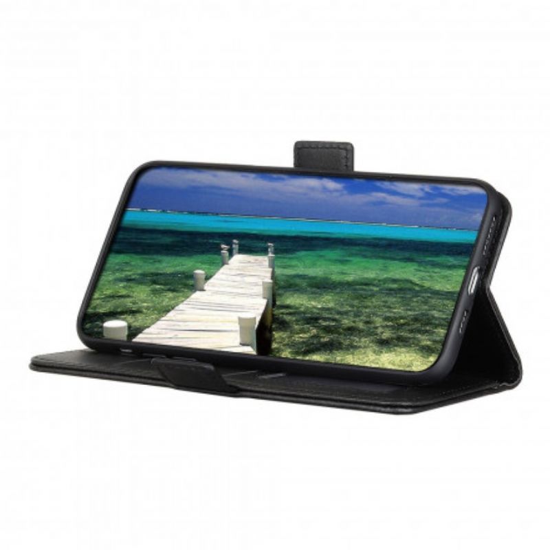 Kožené Pouzdro Na Moto G60S Dvojité Zapínání