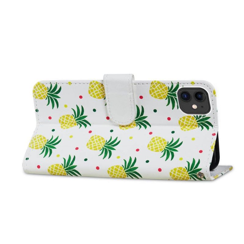 Flipové Pouzdro Na iPhone 11 Ananas