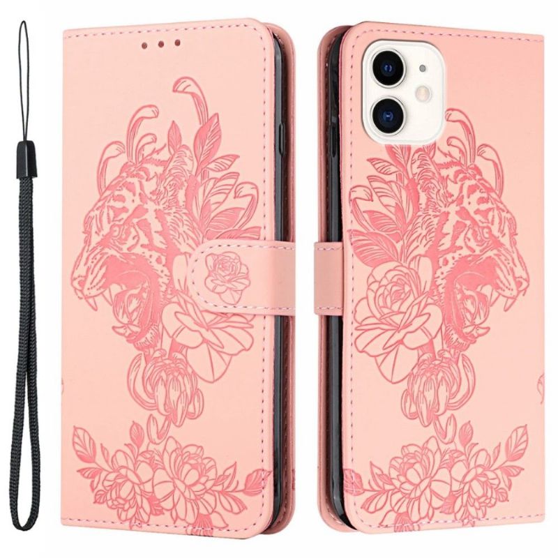 Flipové Pouzdro Na iPhone 11 Design Tygra
