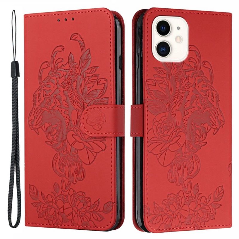 Flipové Pouzdro Na iPhone 11 Design Tygra